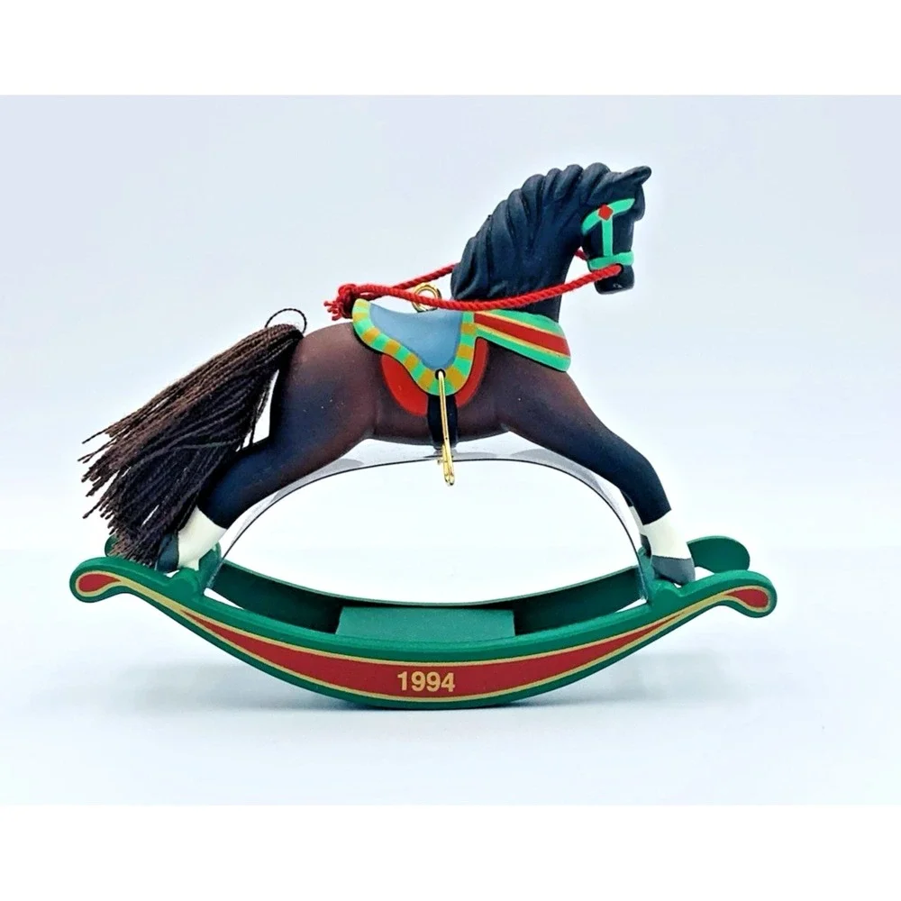 1994 (14th)‎ Rocking Horse Hallmark Keepsake Vintage Christmas Ornament QX5016